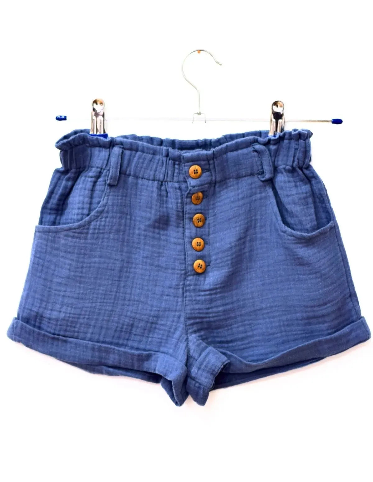 SHORT GASA AZUL