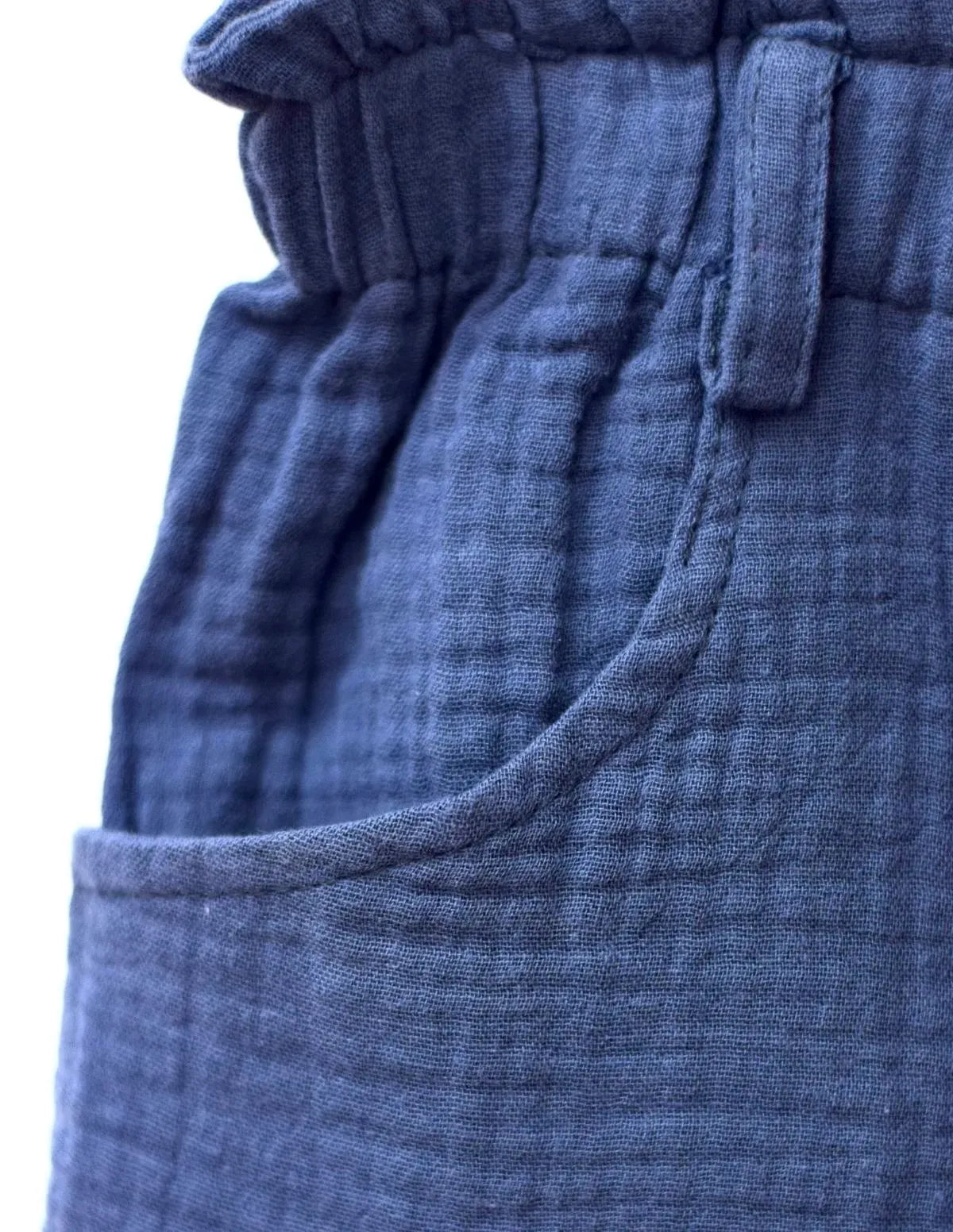 SHORT GASA AZUL