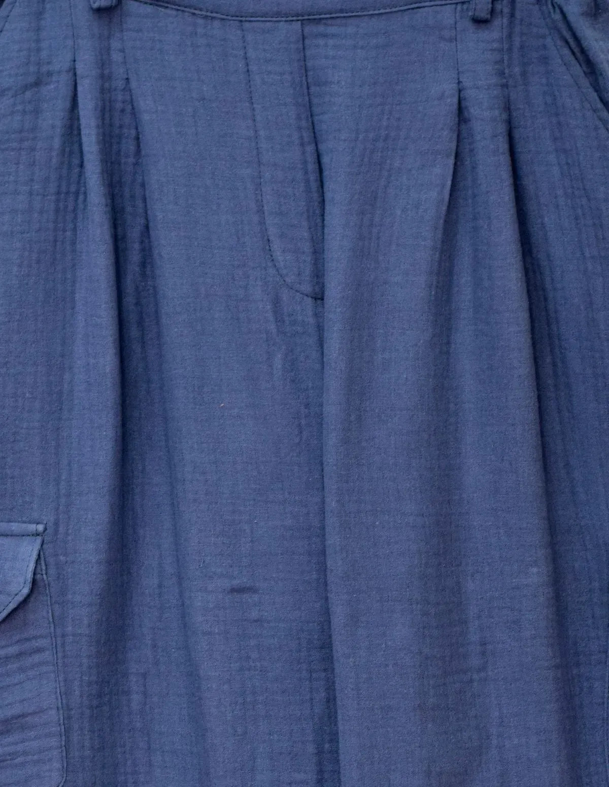 PANTALÓN CARGO AZUL