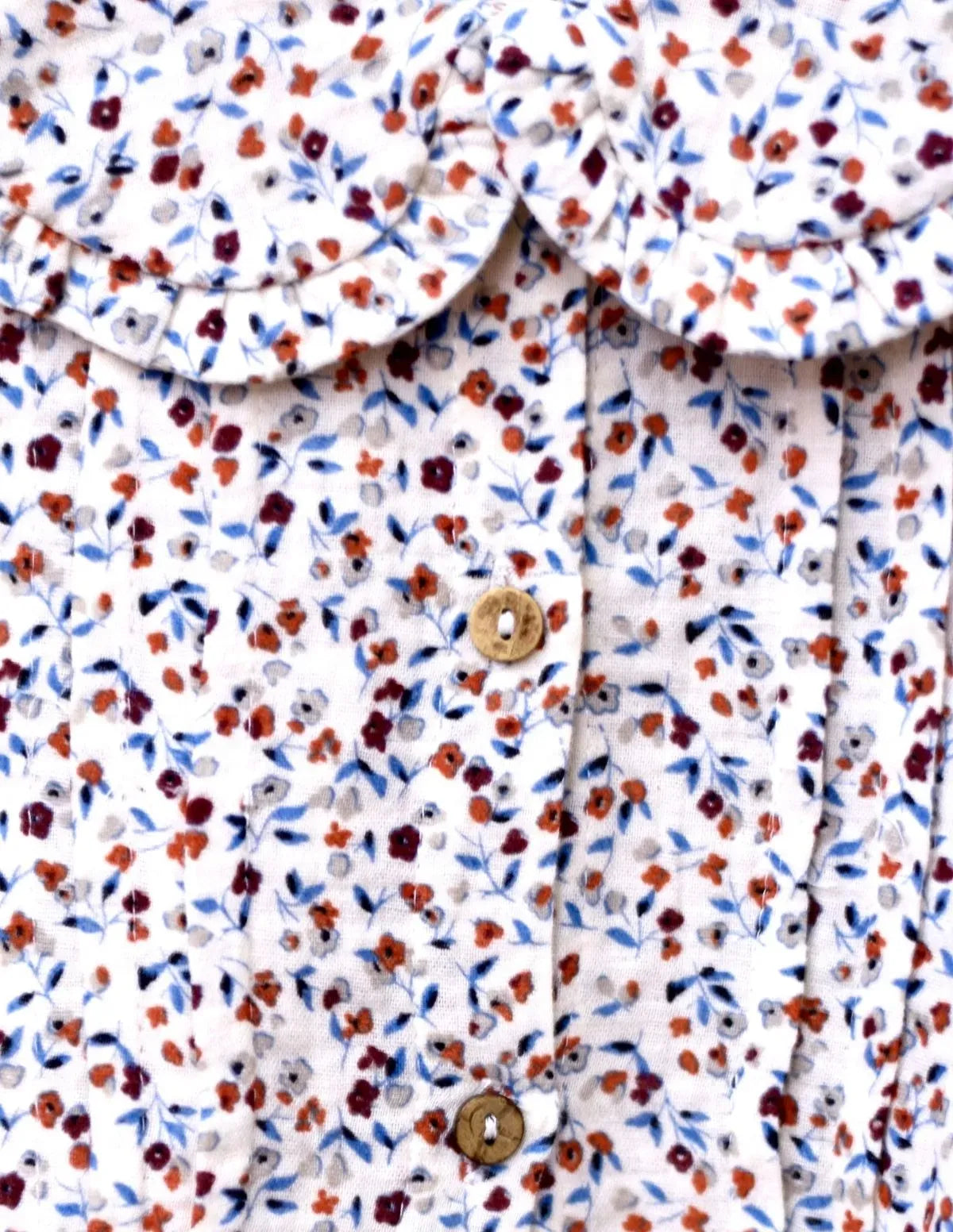 BLUSA GASA FLORES ROSA NIÑA/TEEN