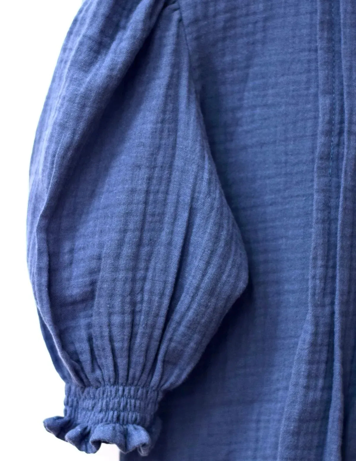 BLUSA GASA MAO AZUL NIÑA/TEEN