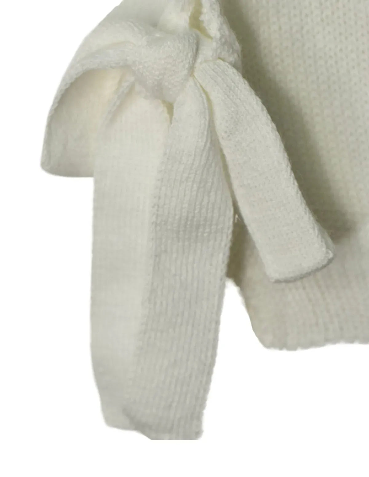 CHALECO PICO LAZOS BLANCO CHICA/WOMAN