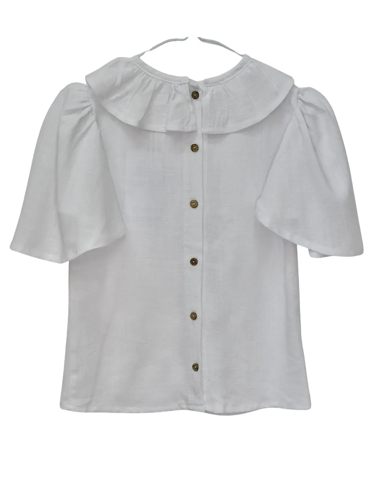 BLUSA LINO FLUIDO BLANCO