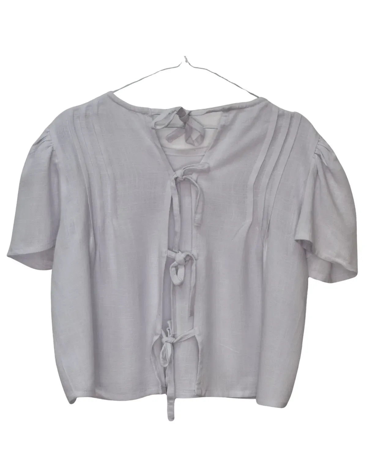 TOP LINO FLUIDO BLANCO