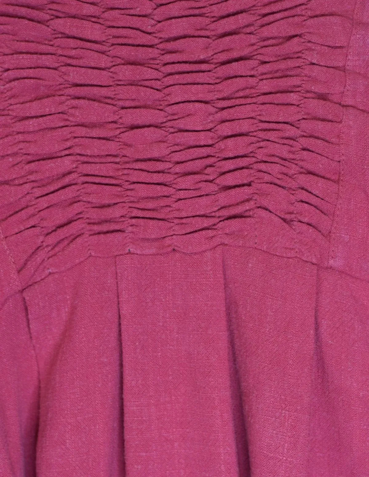 VESTIDO LINO FLUIDO FUCSIA