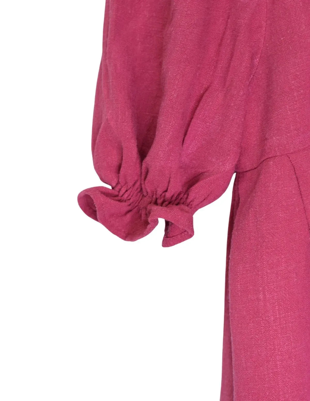 VESTIDO LINO FLUIDO FUCSIA
