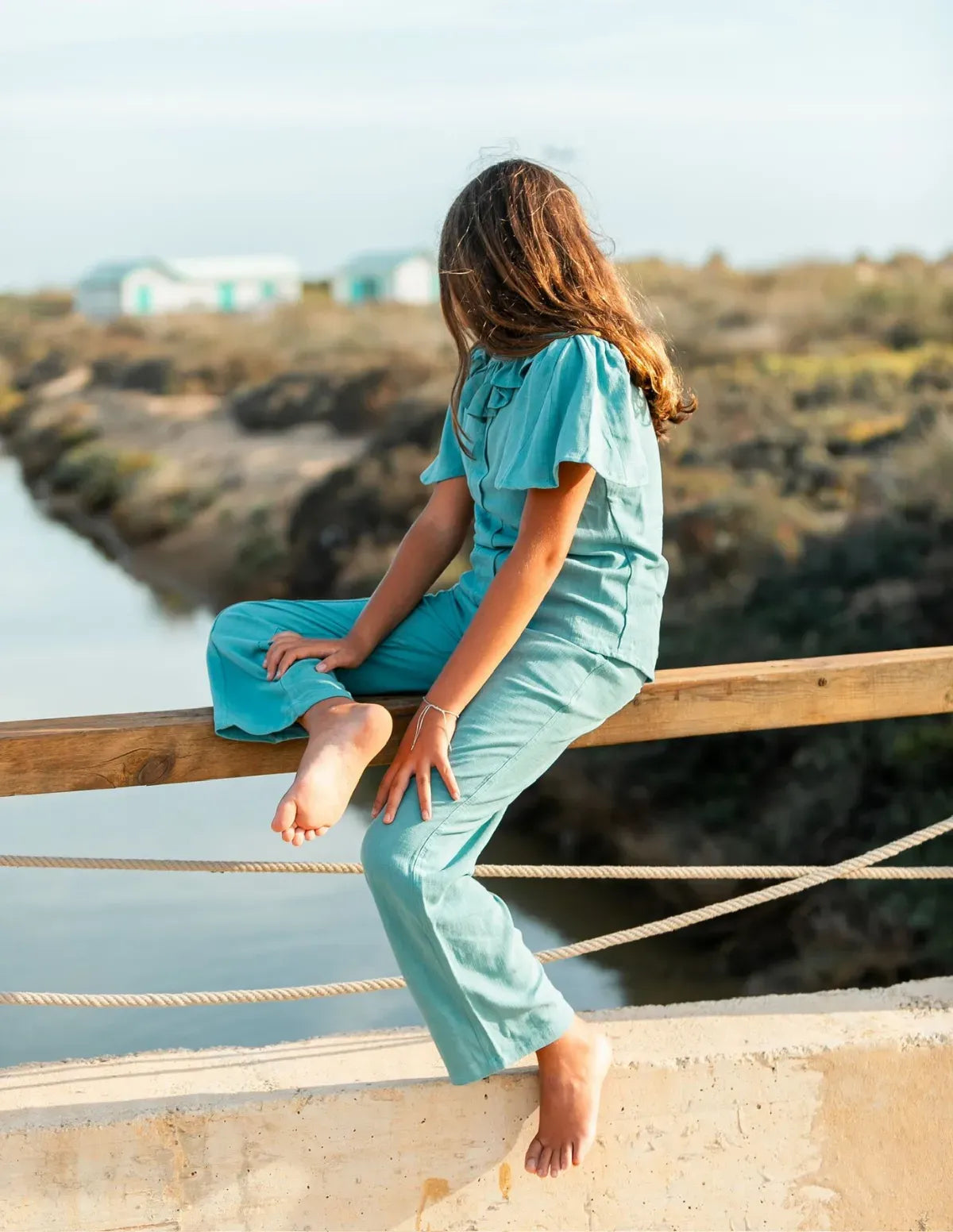 PANTALÓN LINO FLUIDO AGUA NIÑA/TEEN