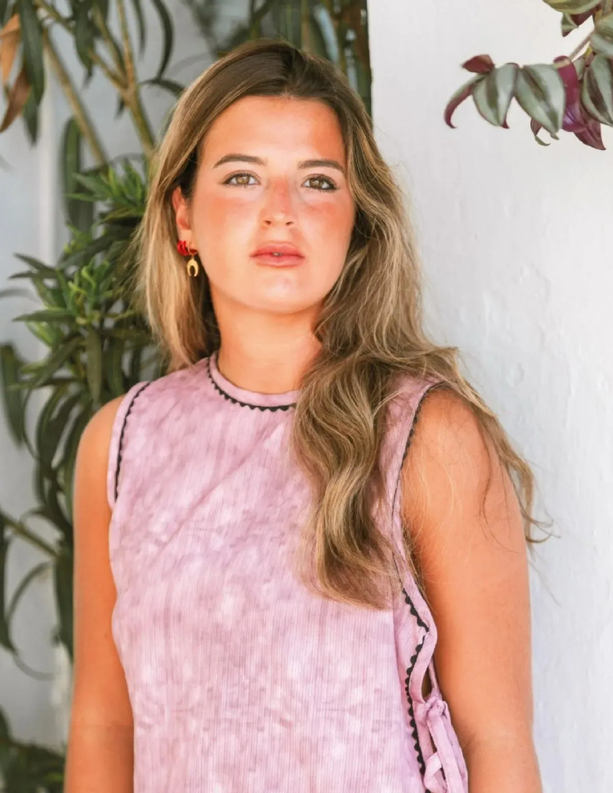 TOP TYE DYE LISO MALVA