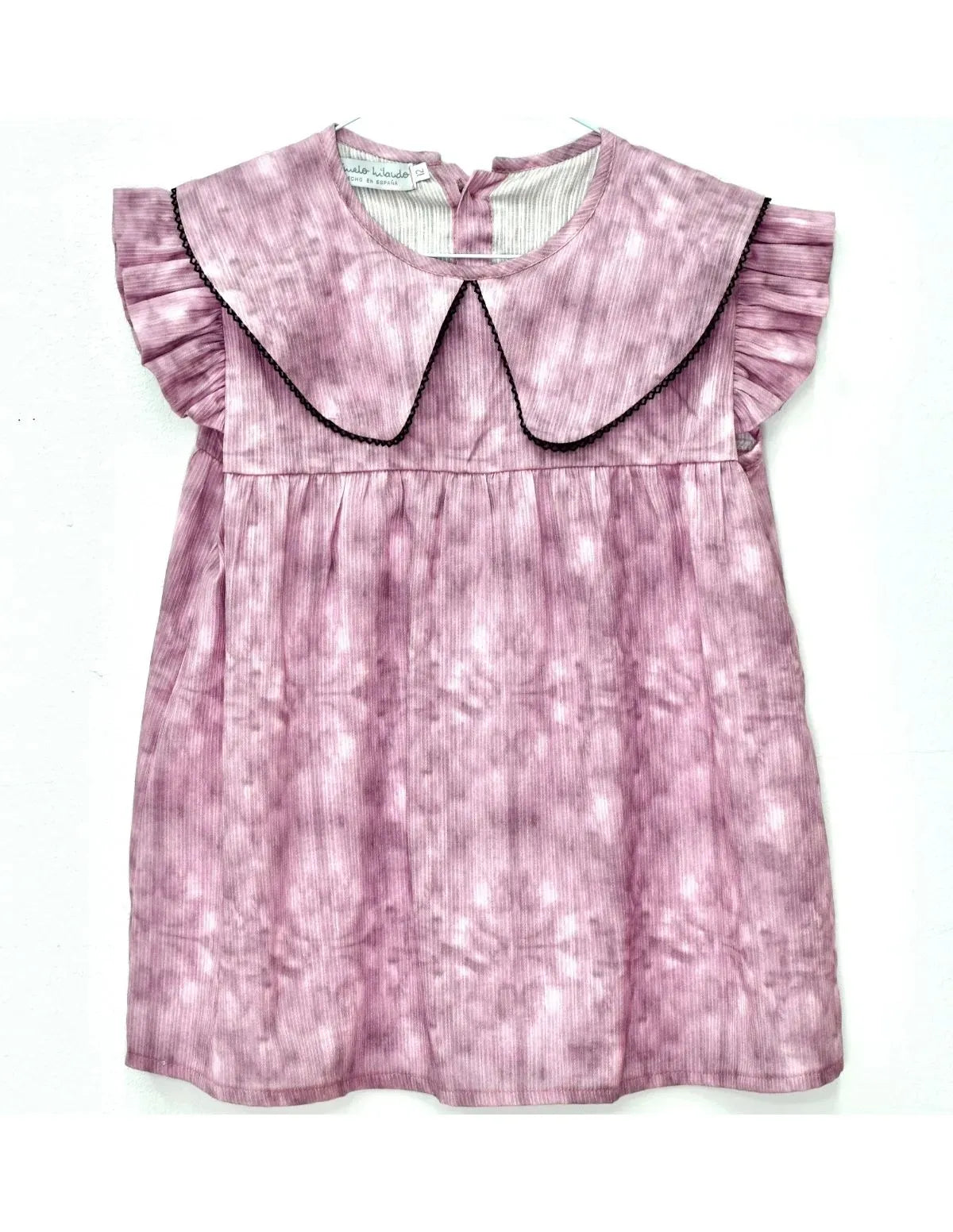 BLUSA TYE DYE LISO MALVA