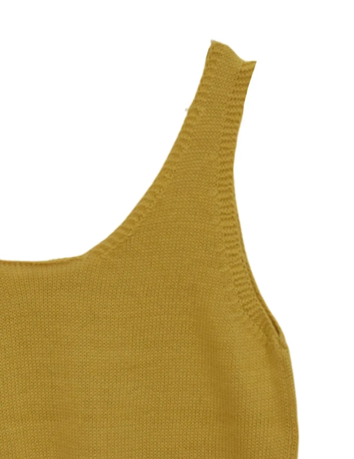 TOP TIRANTES PUNTO MOSTAZA CHICA/WOMAN