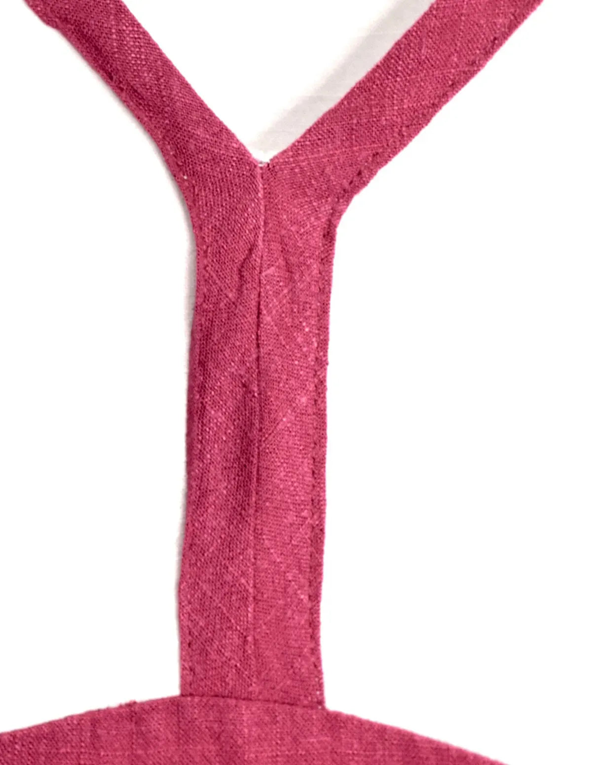 VESTIDO BICOLOR FUCSIA
