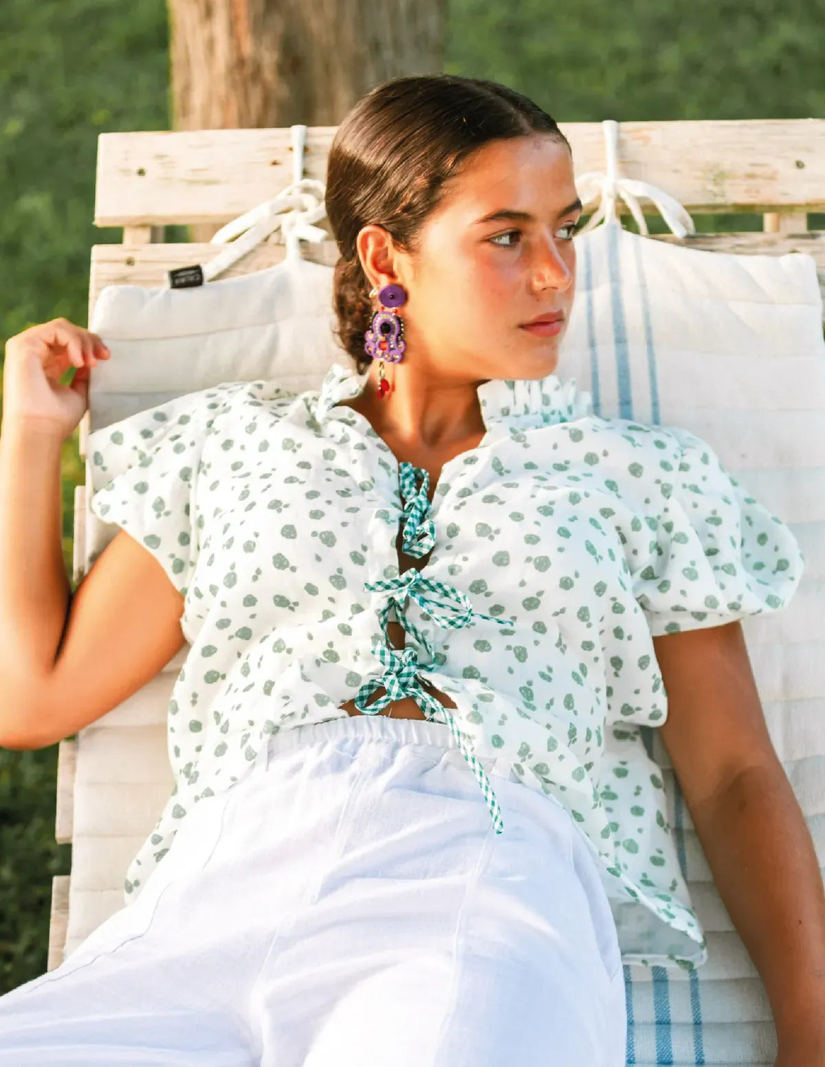 BLUSA JACINTA VERDE – Dímelo Hilando