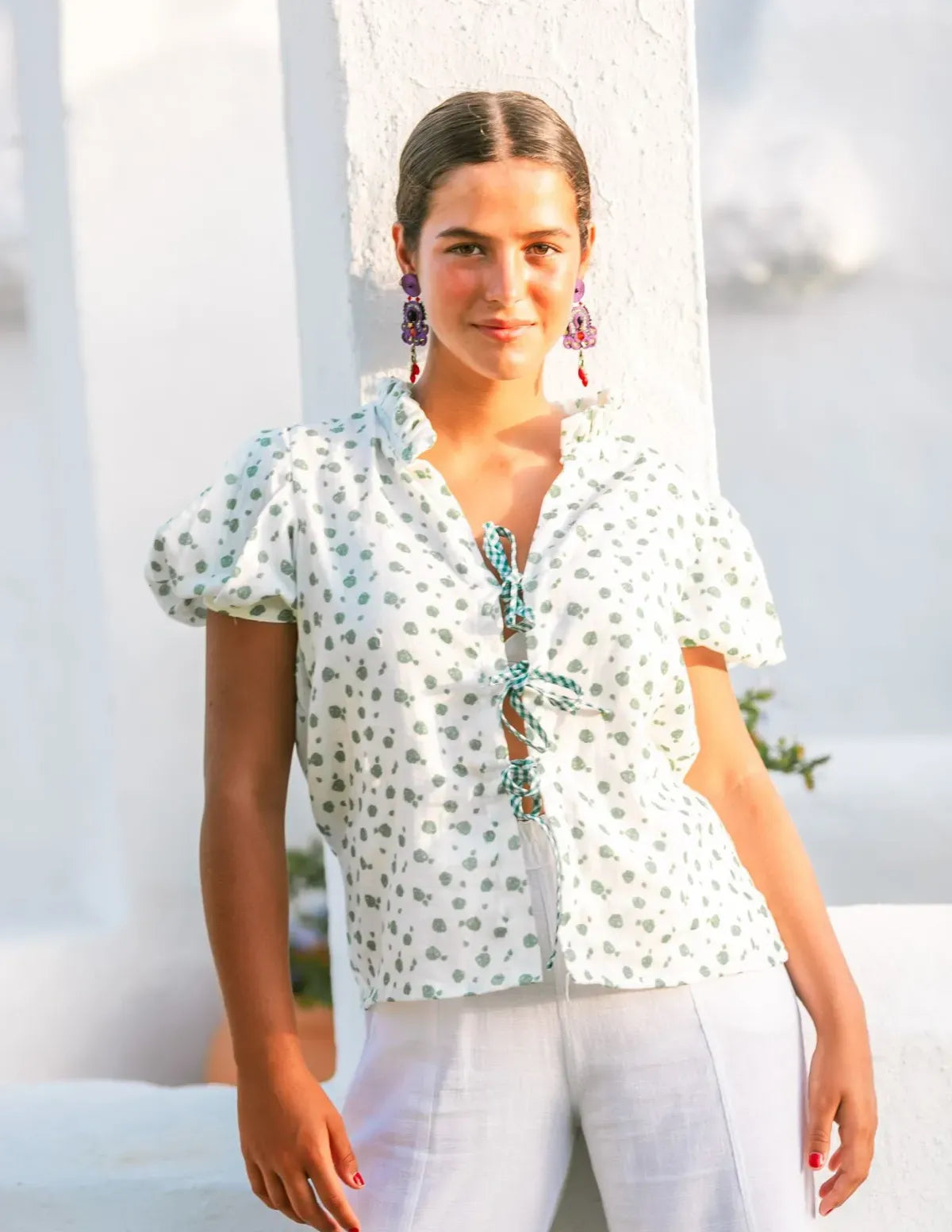 BLUSA JACINTA VERDE