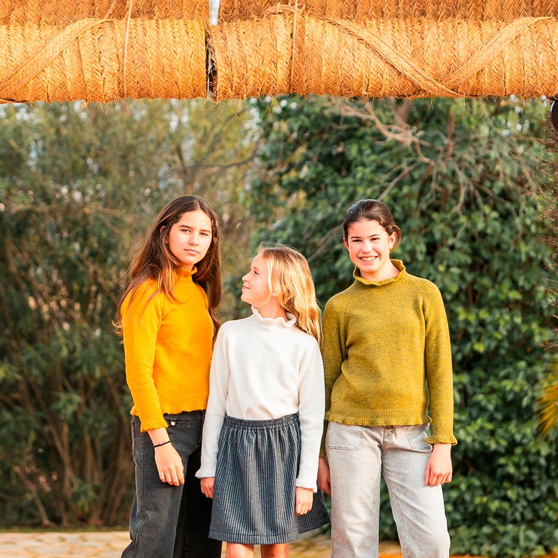 JERSEY CHIMENEA NATURAL NIÑA/TEEN