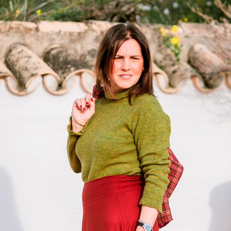 JERSEY CHIMENEA VERDE CHICA/WOMAN