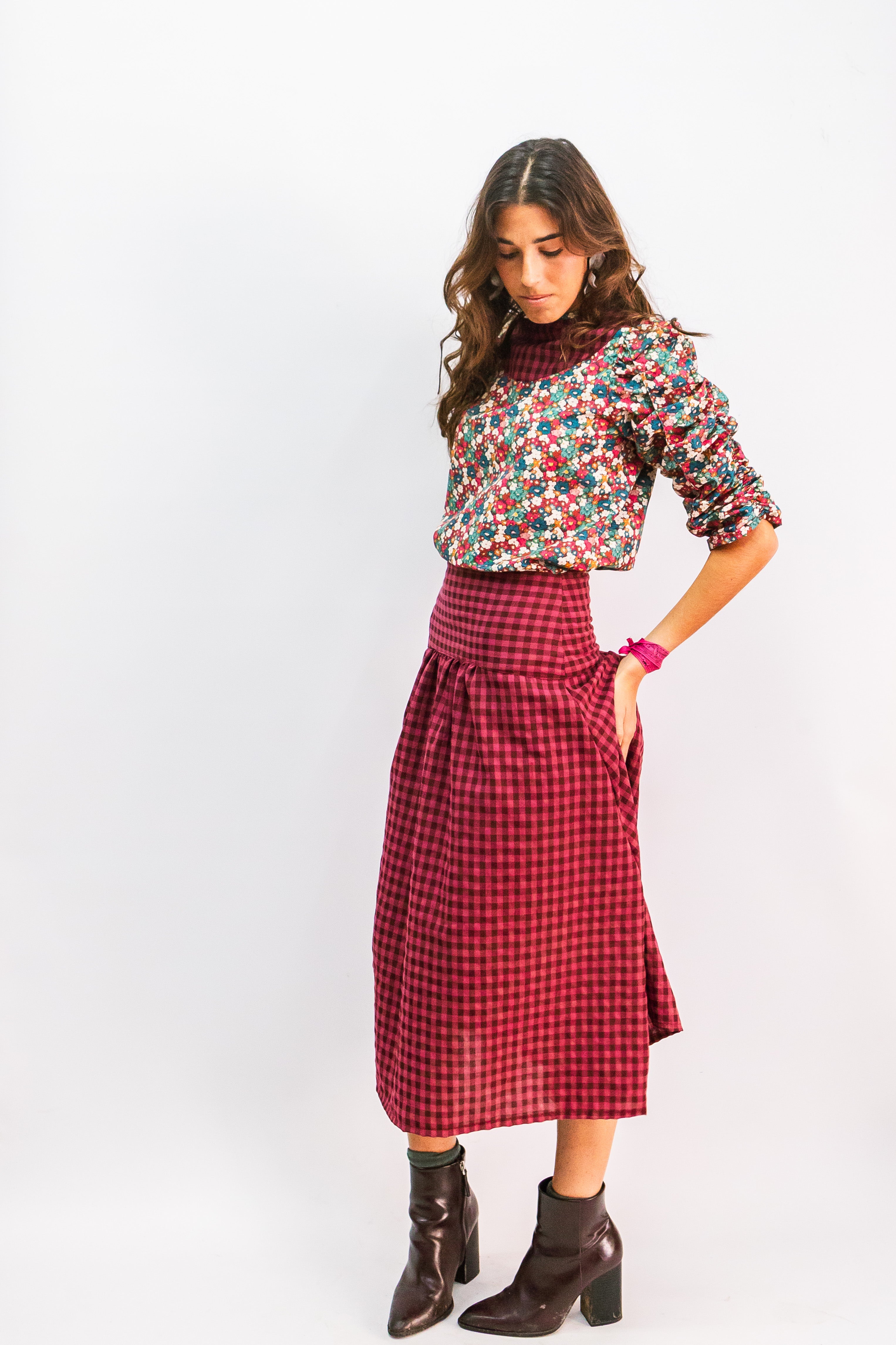BLUSA PAULA ROSA TINTA
