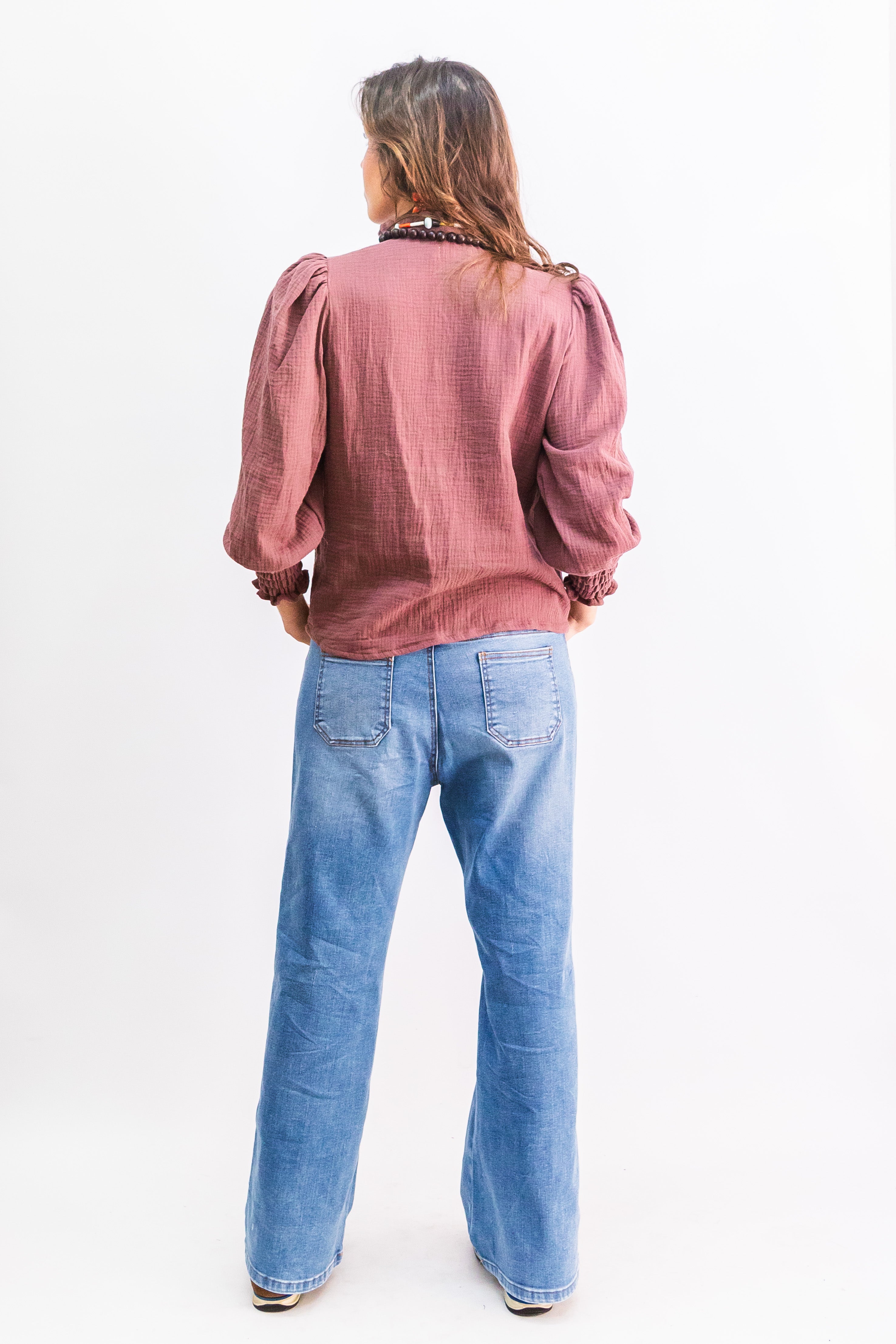 BLUSA MAO LISA NUDE MUJER
