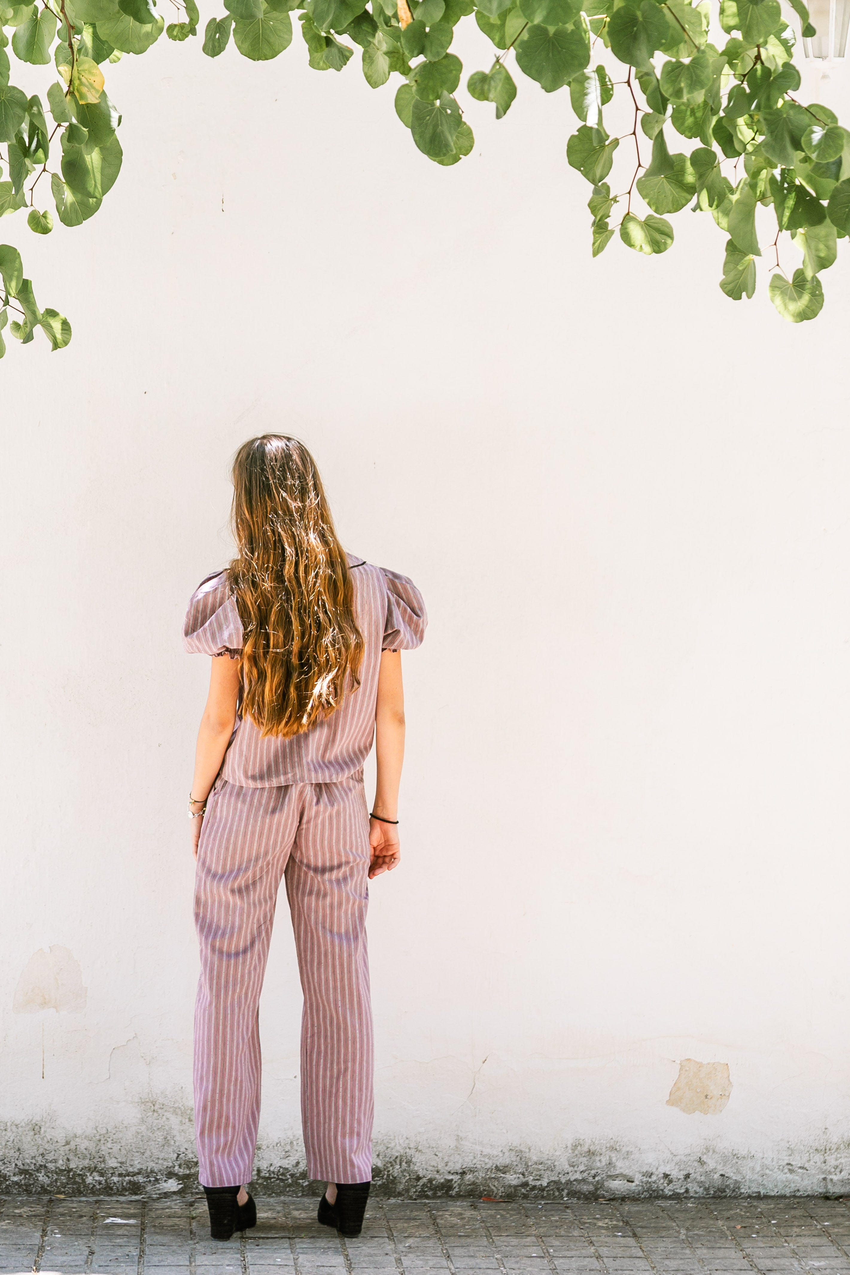 PANTALON RAYAS ROSA