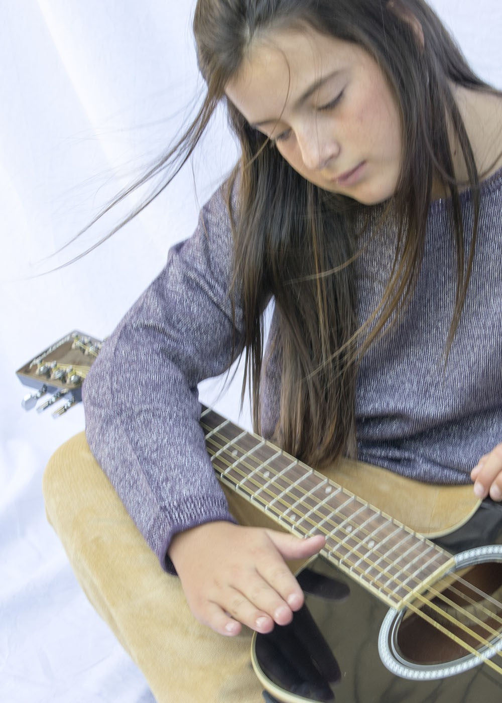 pantalon campana pana rasada mostaza