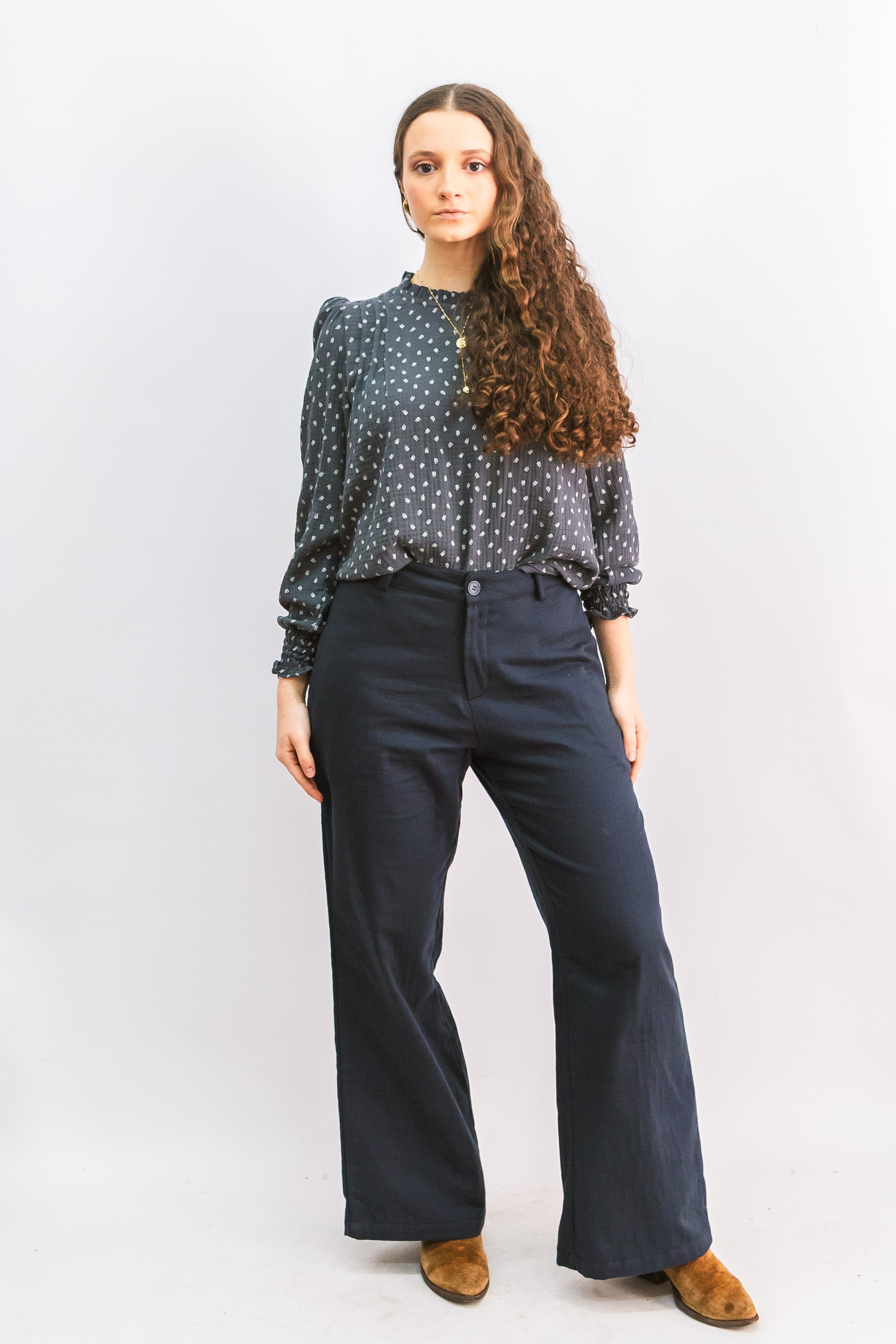 BLUSA MONET ANTRACITA BRIO