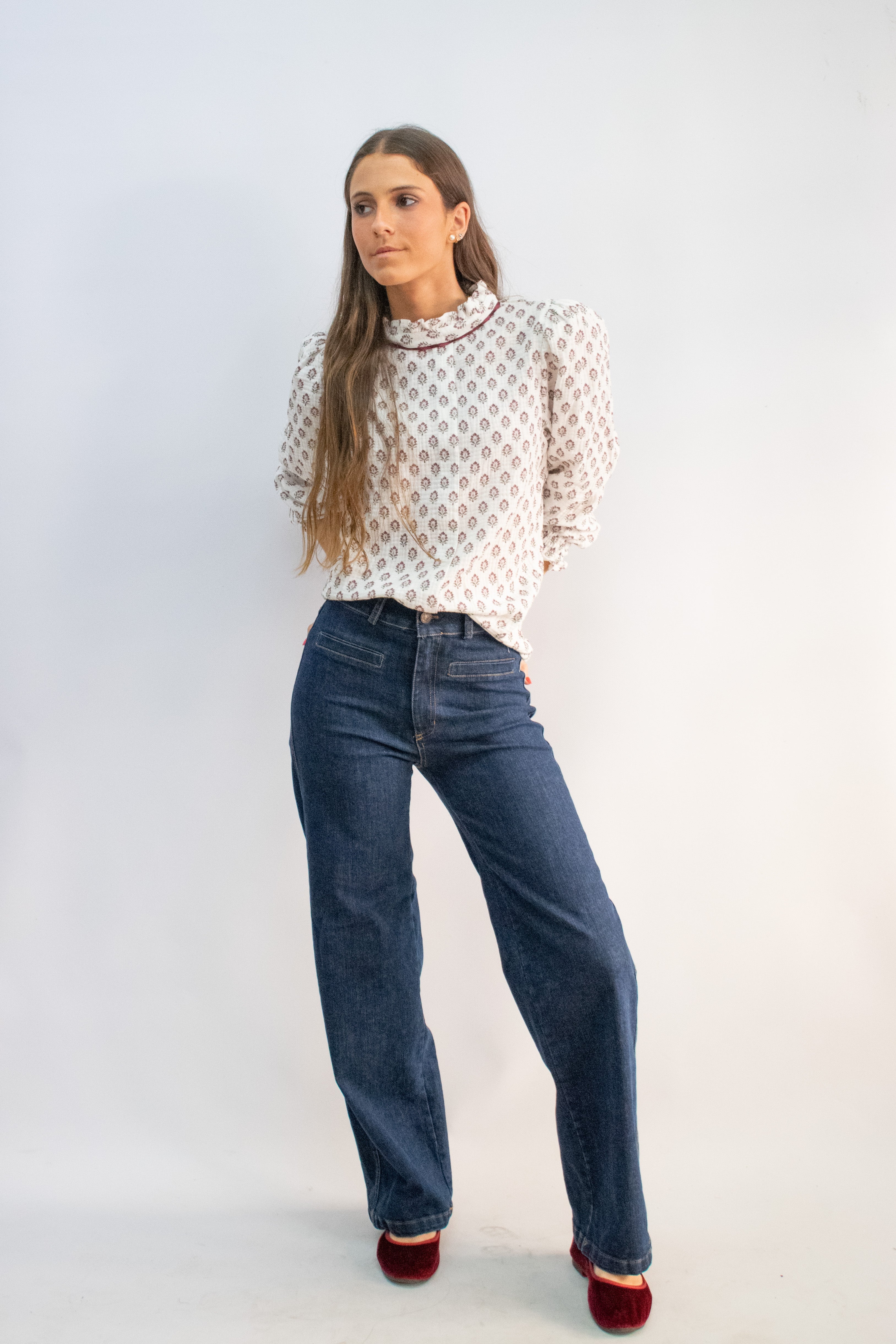 BLUSA MAO MOSAICO ROSA