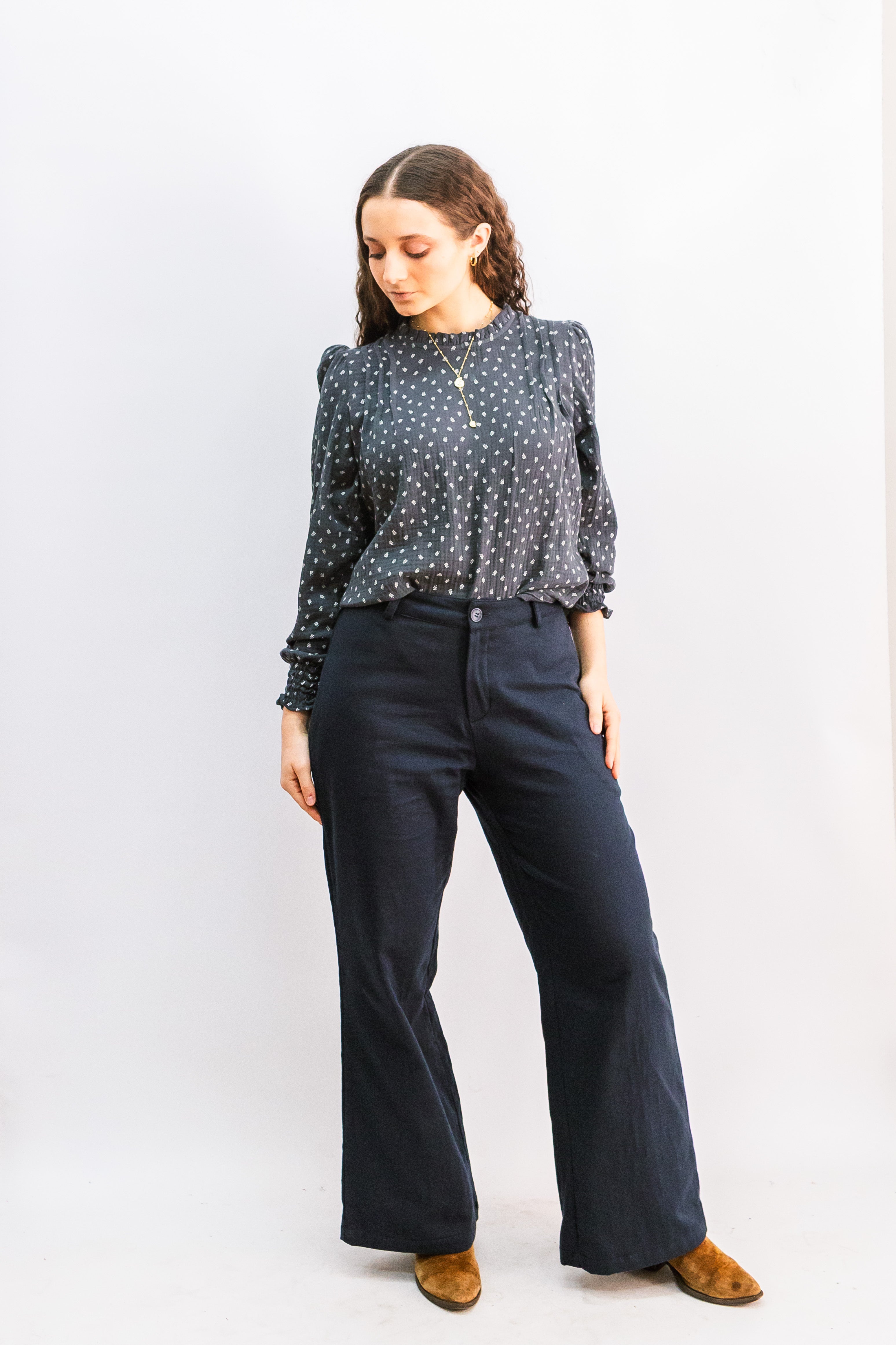BLUSA MONET ANTRACITA BRIO