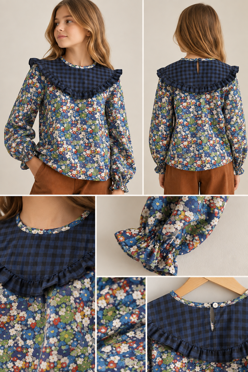 BLUSA NIVOT AZUL TINTA