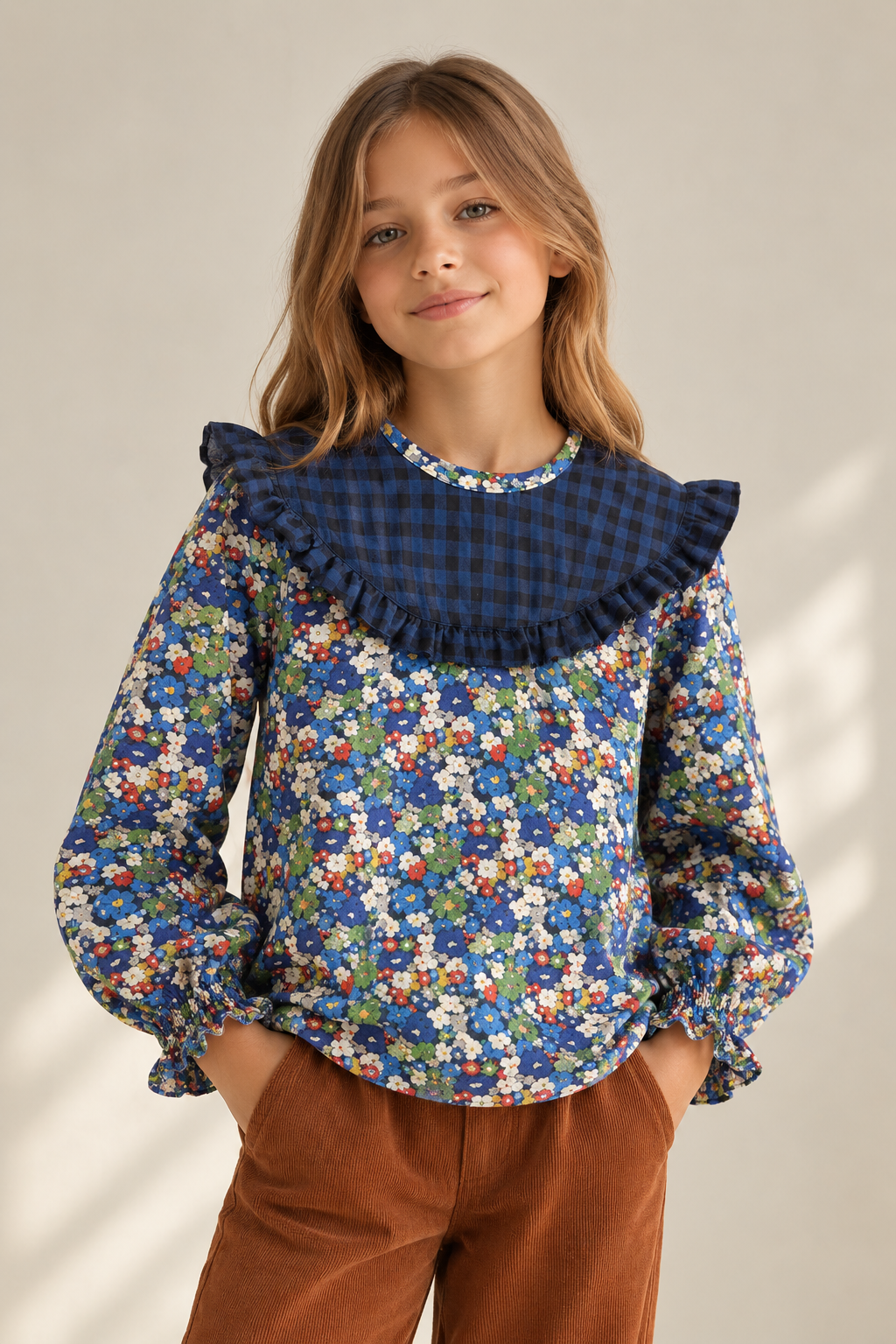 BLUSA NIVOT AZUL TINTA