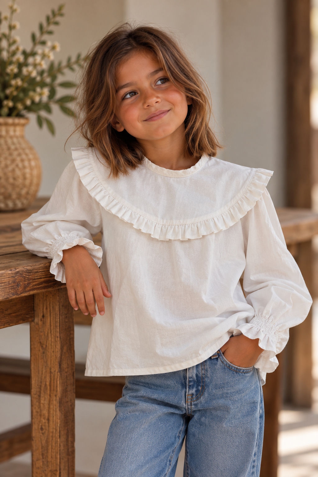 BLUSA NIVOT BLANCA BRIO
