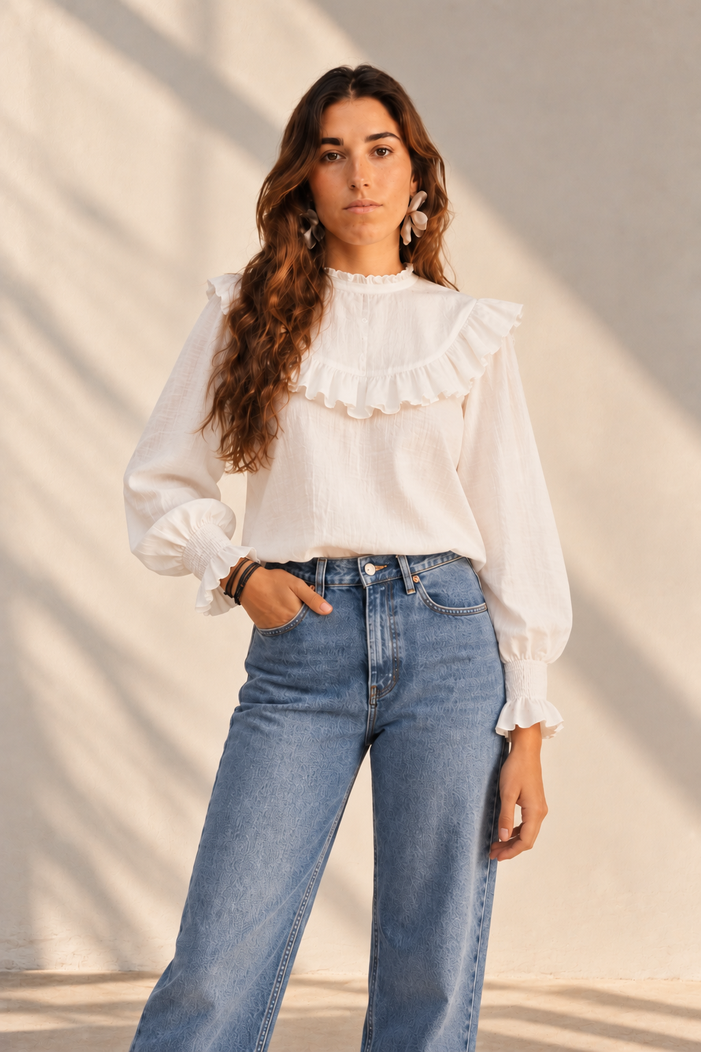 BLUSA NIVOT BLANCA CHICA BRIO