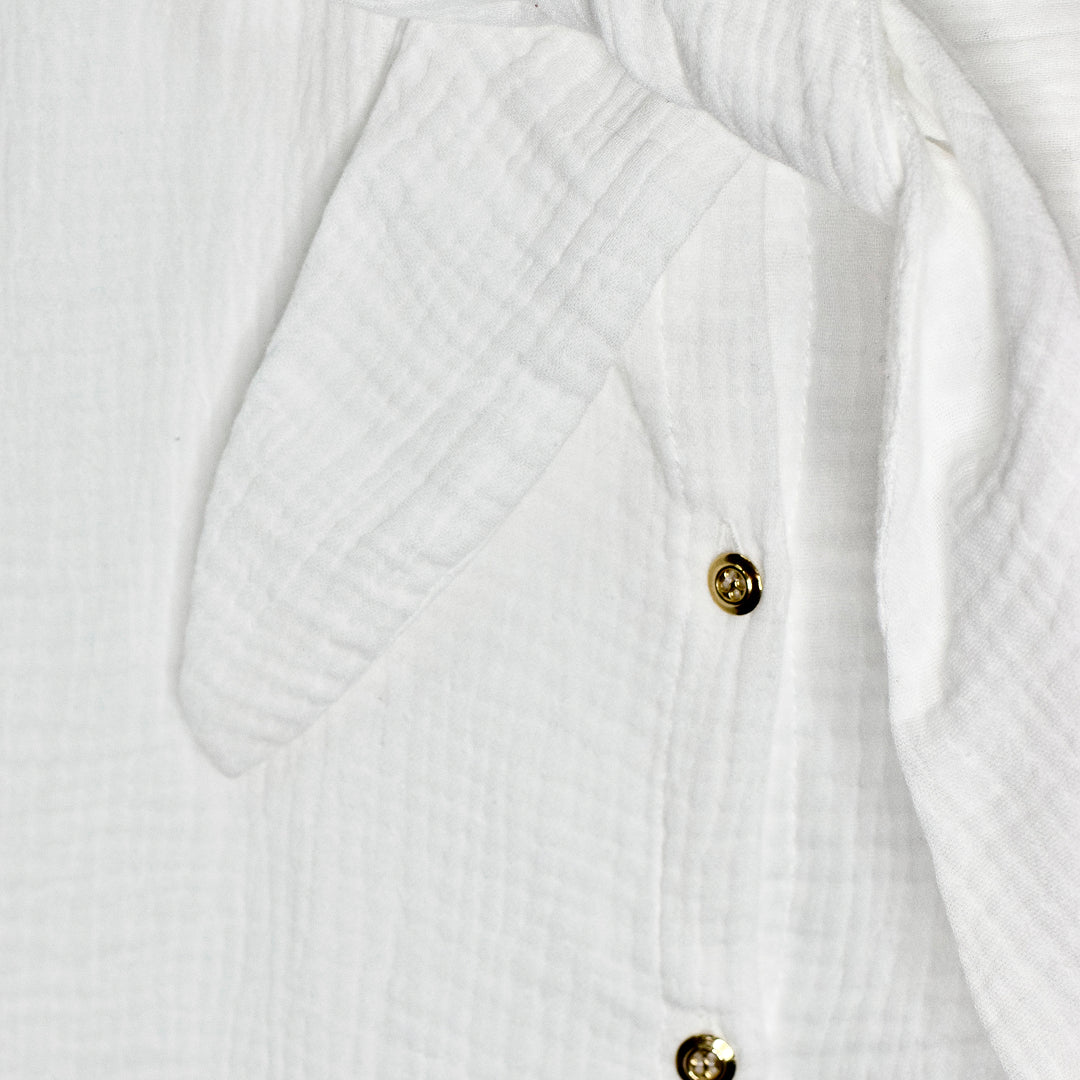 BLUSA LISA MARINERA BLANCA CHICA/WOMAN