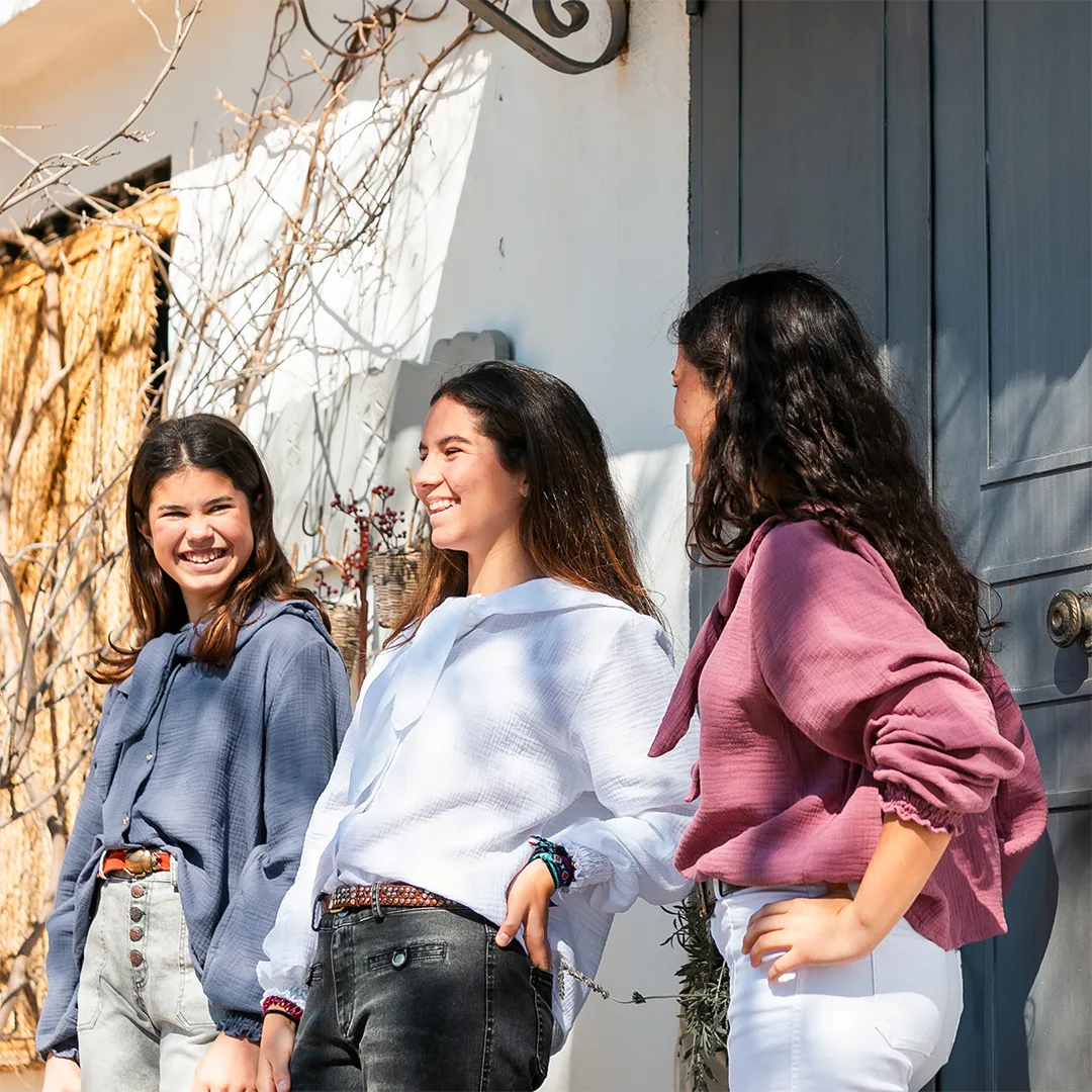 BLUSA MARINERA BLANCA NIÑA/TEEN