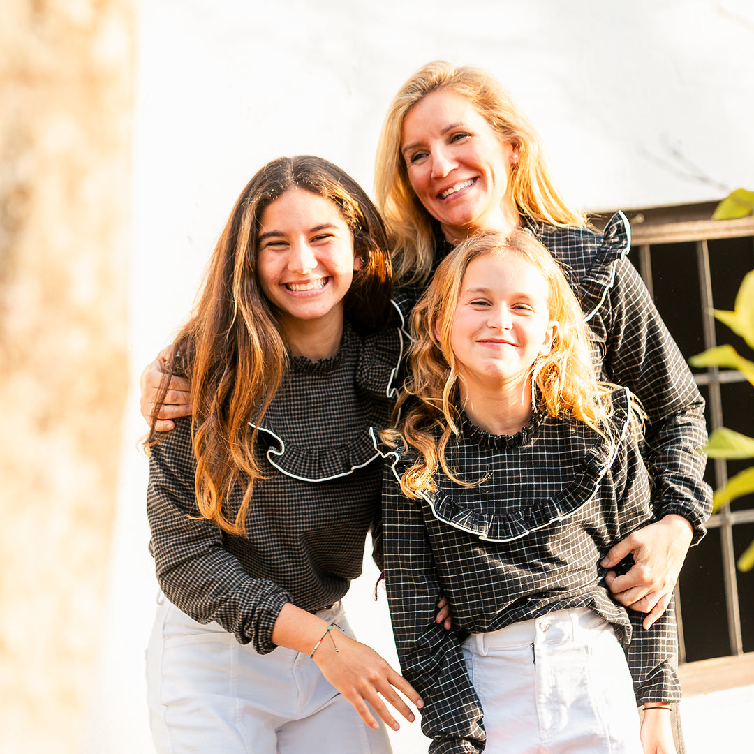 BLUSA NIVOT VICHY MAXI CHICA/WOMAN