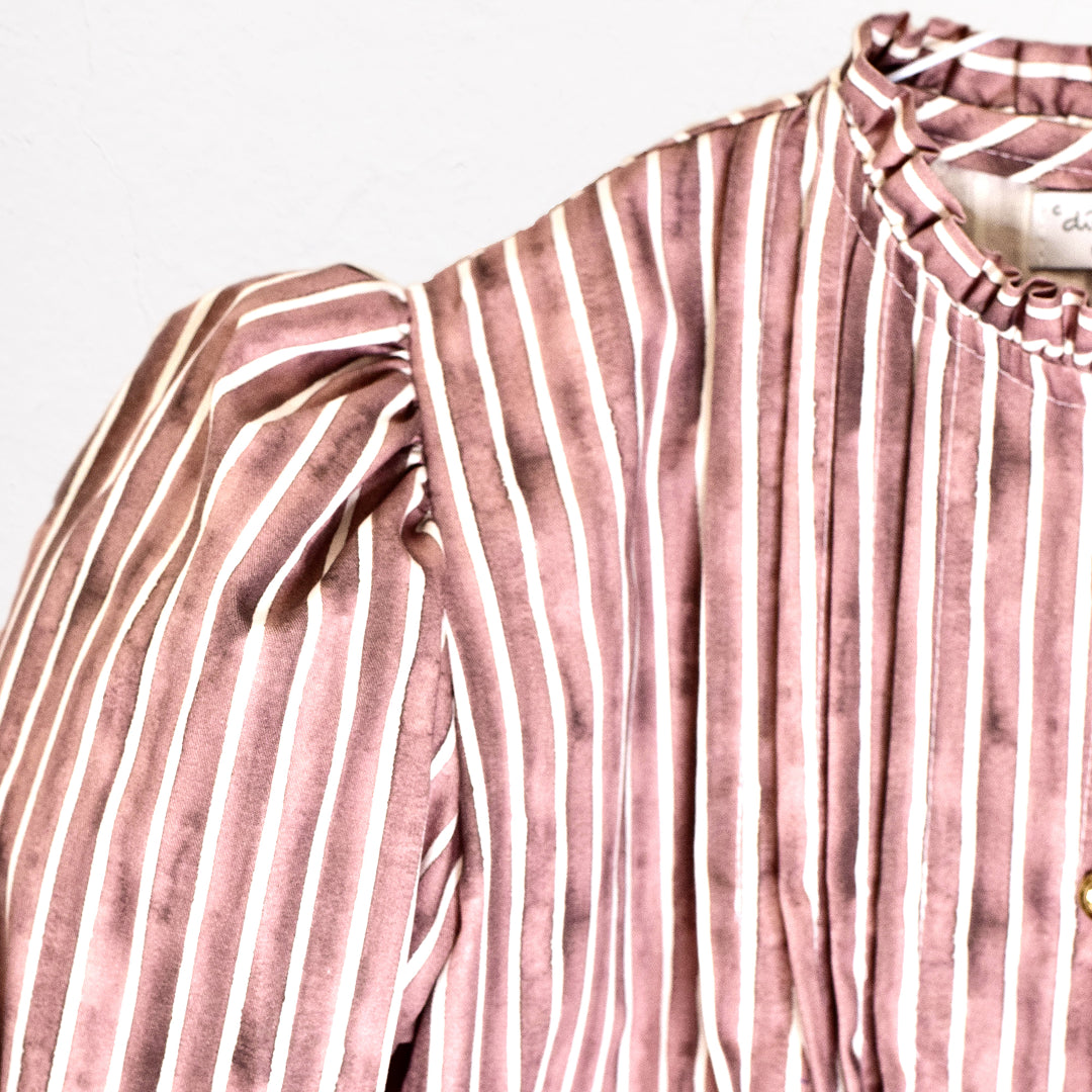 BLUSA RAYAS ROSA BURDEOS CHICA/WOMAN