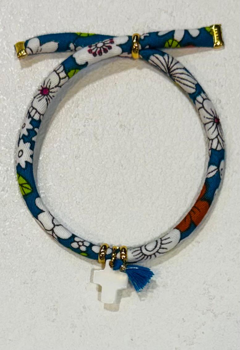 PULSERA LIBERTY CRUZ NÁCAR