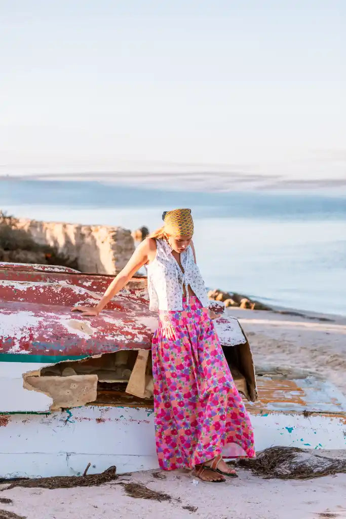 FALDA/VESTIDO ACUARELA ROSA SALITRE