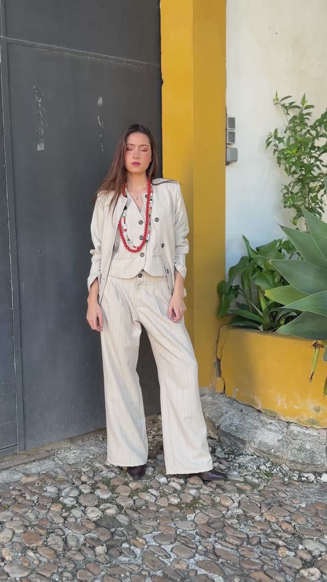 PANTALON MARIA BEIGE