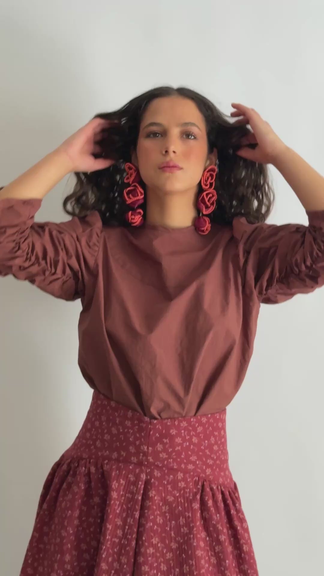 BLUSA PILAR CACAO