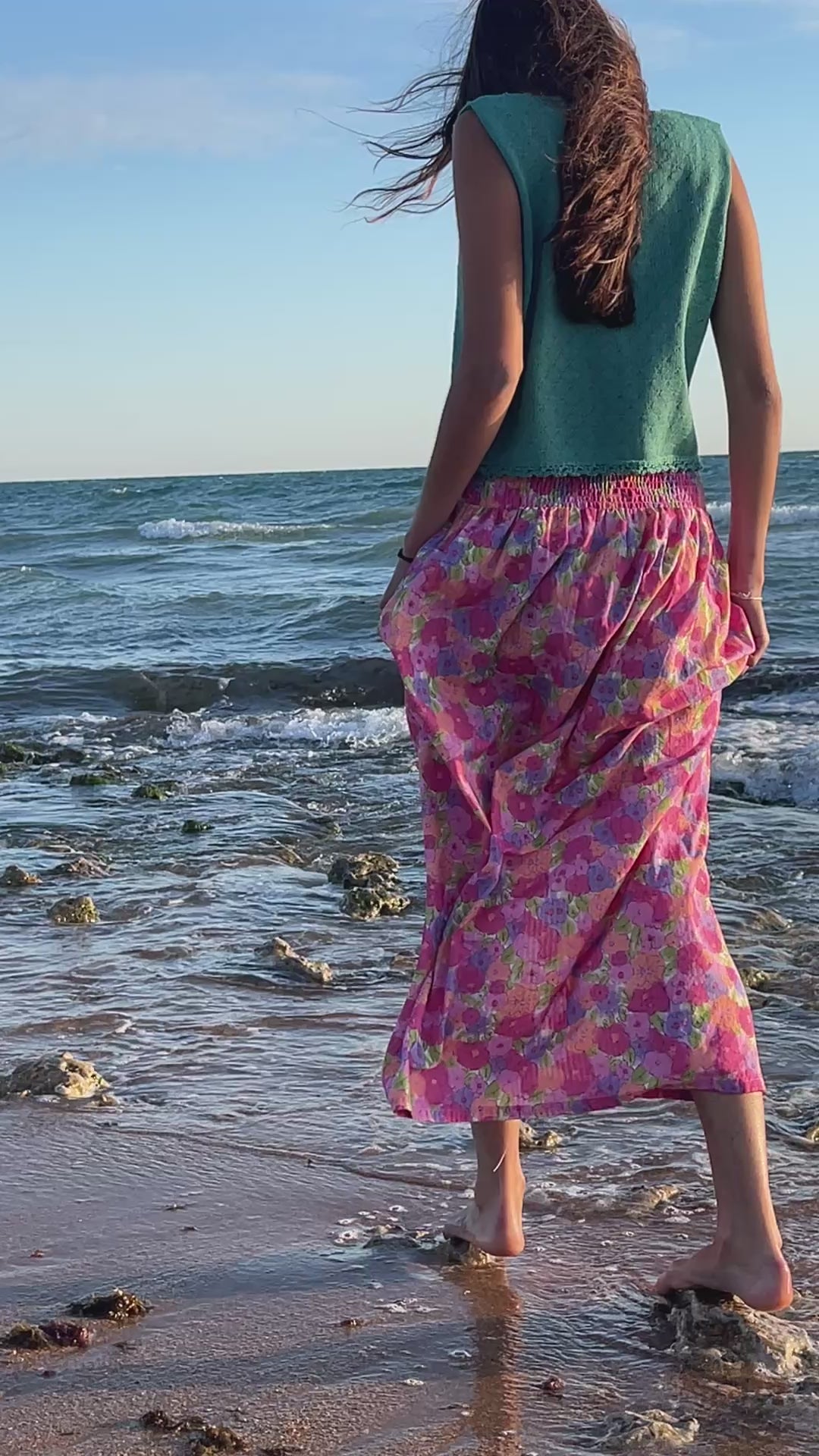 FALDA/VESTIDO ACUARELA ROSA SALITRE