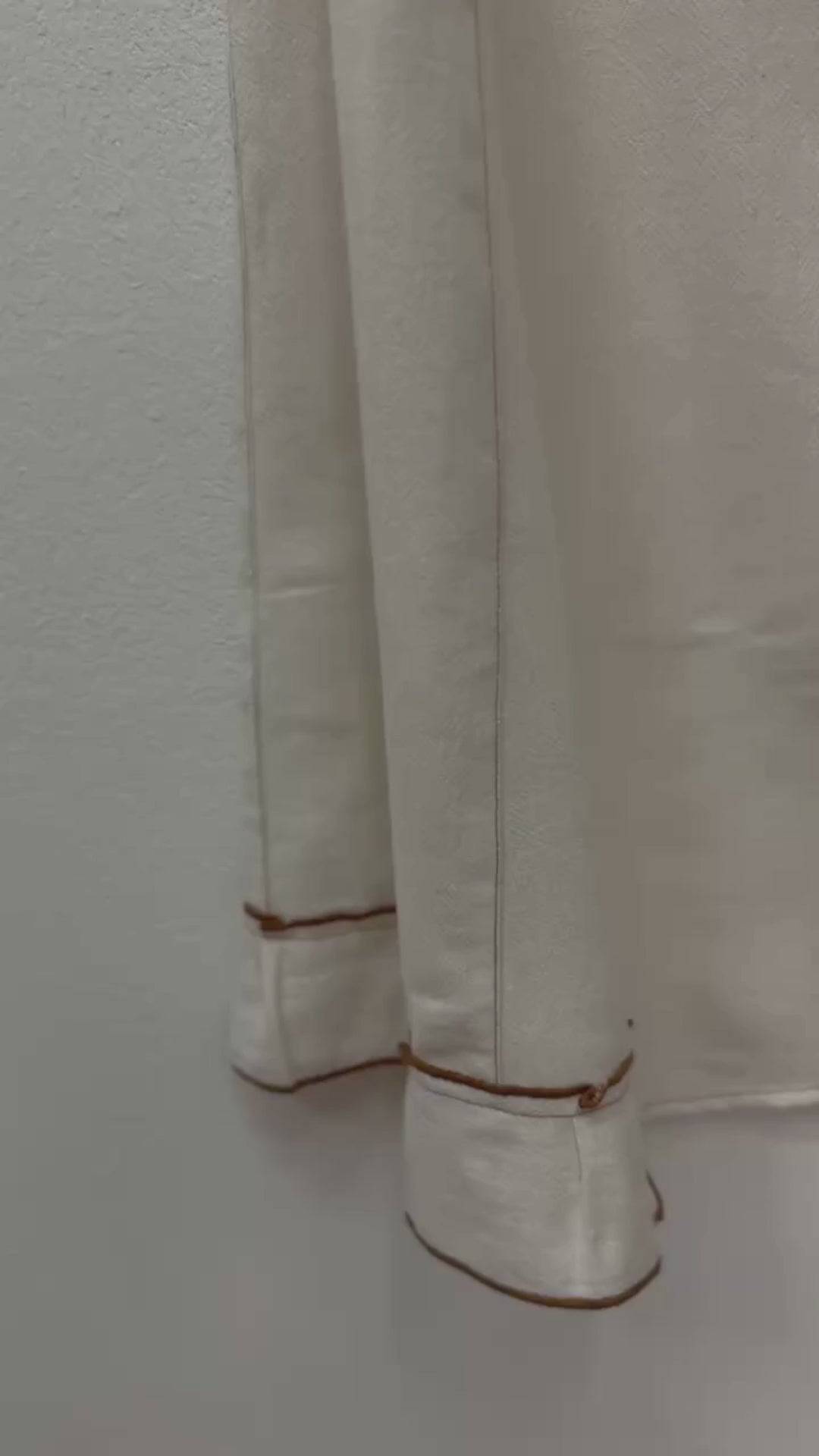 FALDA LINO VAQUERA NATURAL