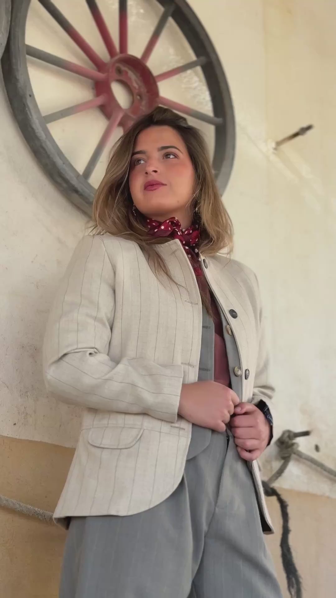LONG BEIGE JACKET