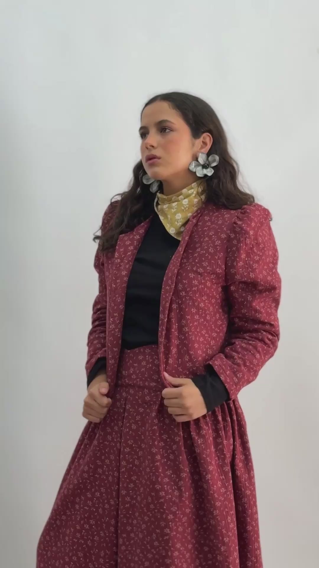 VESTE TWIN BORDEAUX