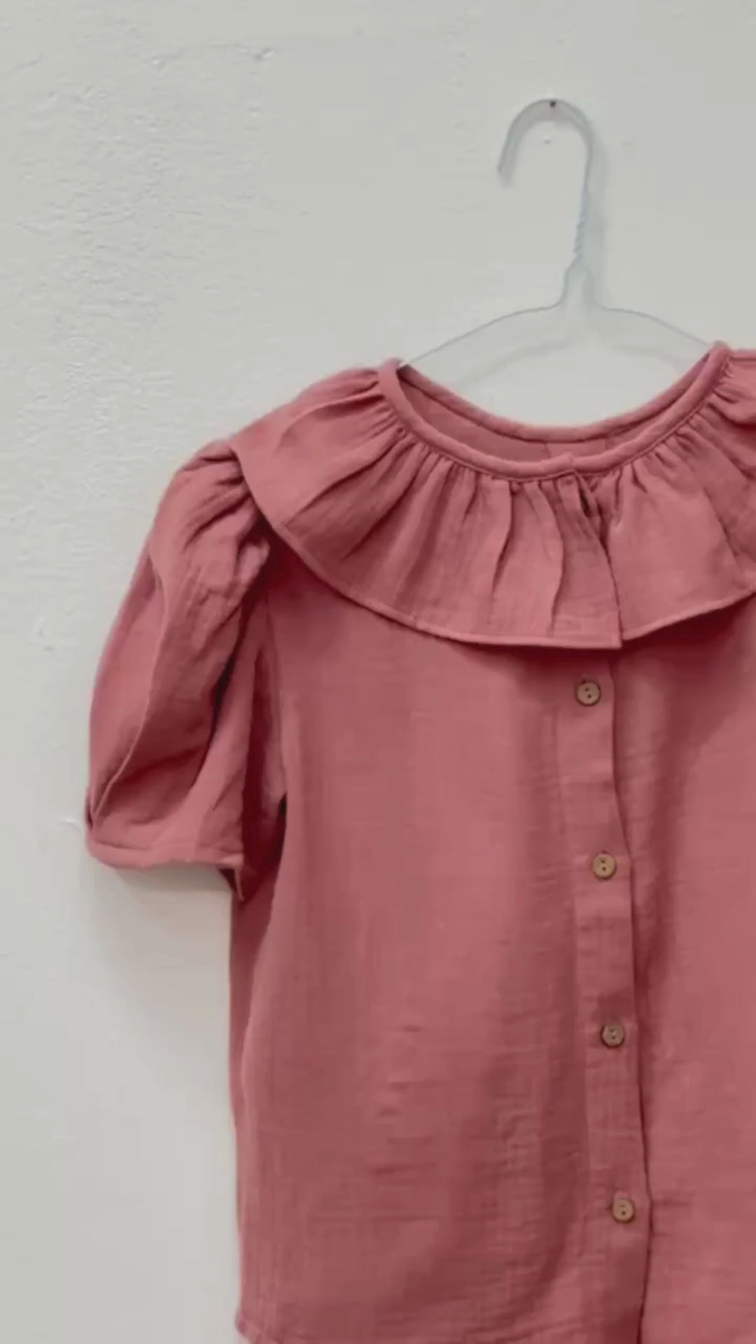 BLUSA BAMBULA NIÑA ROSA EMPOLVADO