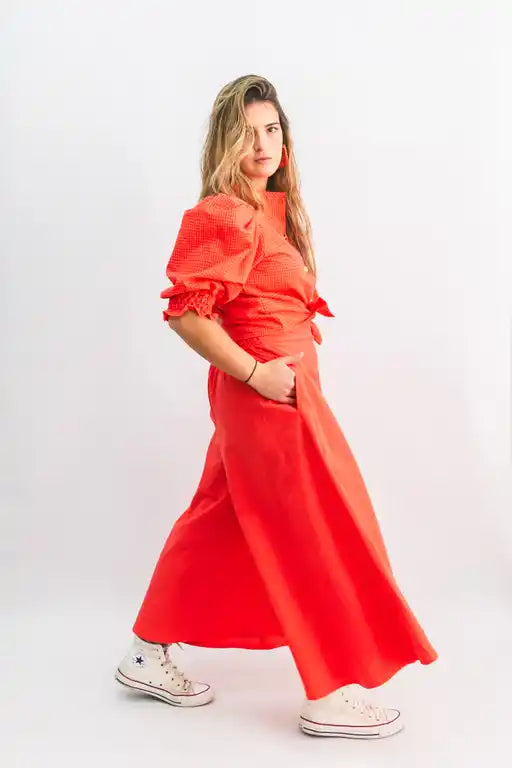 PANTALÓN CAPA - ROJO